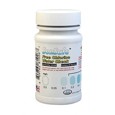 SenSafe indikačné papieriky na kontrolu voľného chloru vo vode