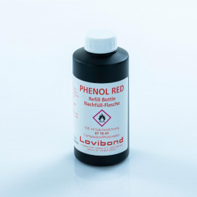LOVIBOND PHENOLRED Tekuté reagencie, doplňovacia fľaša, biely vrchnák, 100 ml