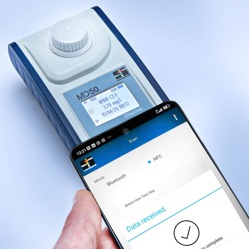 LOVIBOND MD50 Fotometer na voľný a celkový chlór, kufríková sada s práškovými reagenciami