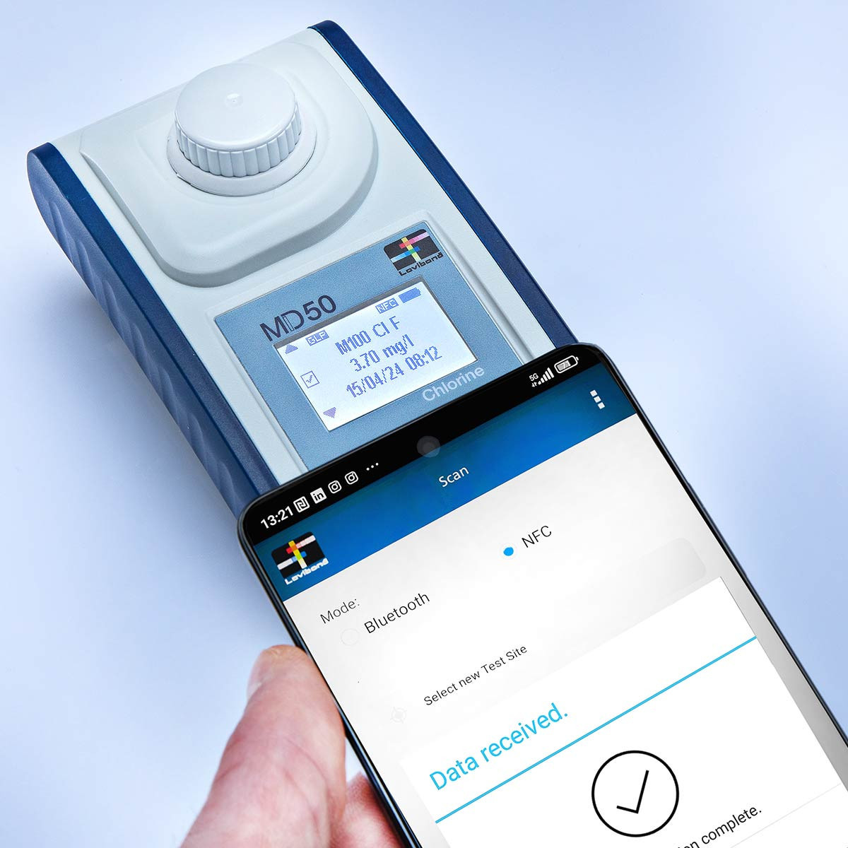 LOVIBOND MD50 Fotometer na voľný a celkový chlór, kufríková sada s práškovými reagenciami