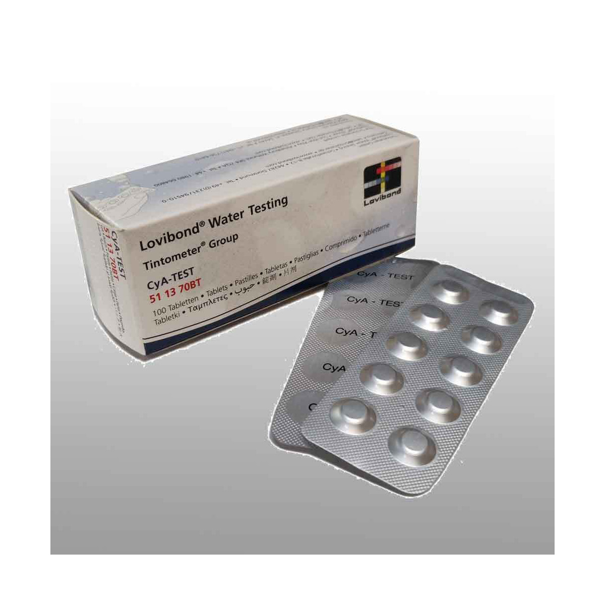 LOVIBOND CyA-Test Tabletkové reagencie na kyselinu kyanúrovú, 10 ks - exspirované