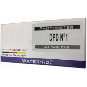 WATER-I.D. DPD N°1 Tabletkové reagencie na voľný chlór, 50 ks