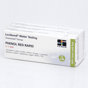 LOVIBOND Phenol Red Rapid Tabletkové reagencie na pH, 10 ks