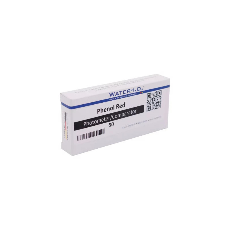 WATER-I.D. Phenol Red Tabletkové reagencie na pH, 50 ks
