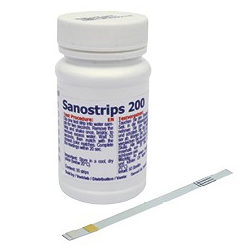 Sanosil Sanostrips 200 Testovacie pásiky