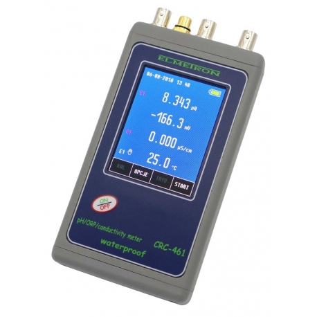 CRC-461 Vodeodolný profesionálny merač pH/REDOX/EC