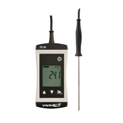 VWR TD20 Vodeodolný termometer s Pt1000 teplotným čidlom, 1 m kábel