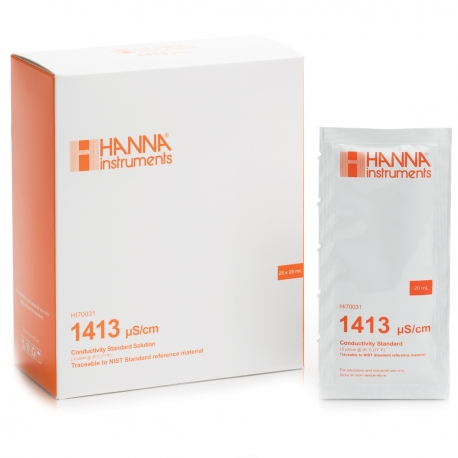 Hanna Instruments HI70031 Kalibračný roztok na EC 1413 µS/cm, 25 x 20 ml